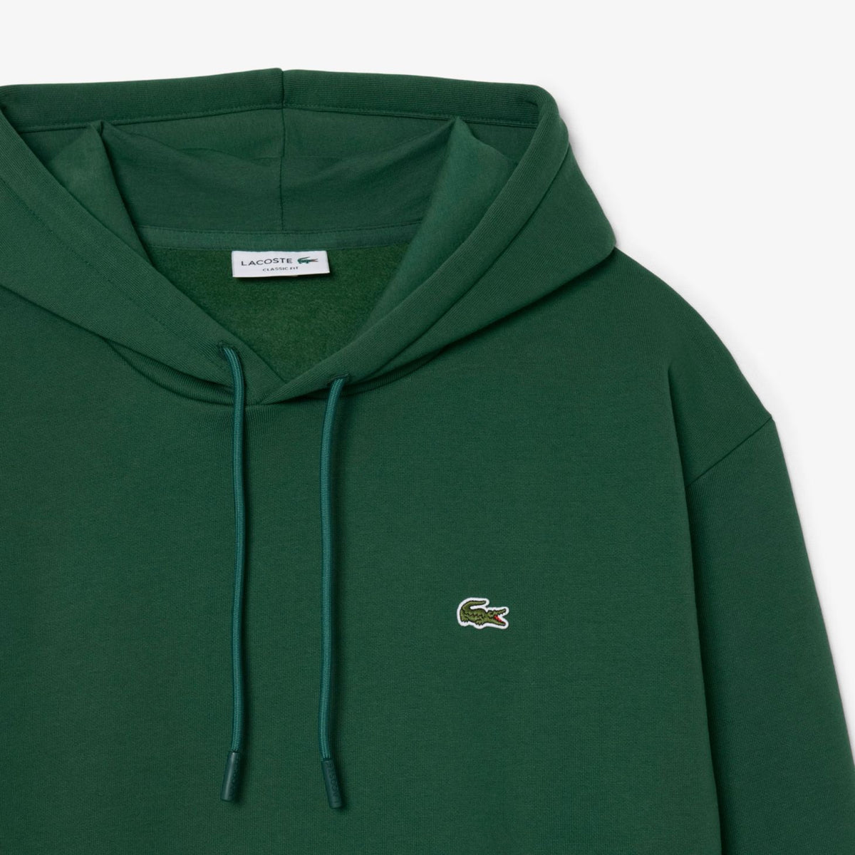 Lacoste fleecehættetrøje grøn