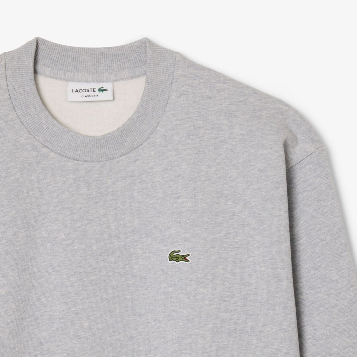 Lacoste fleece-trøje grå