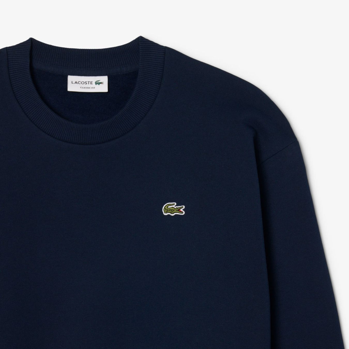 Lacoste fleece-trøje marineblå