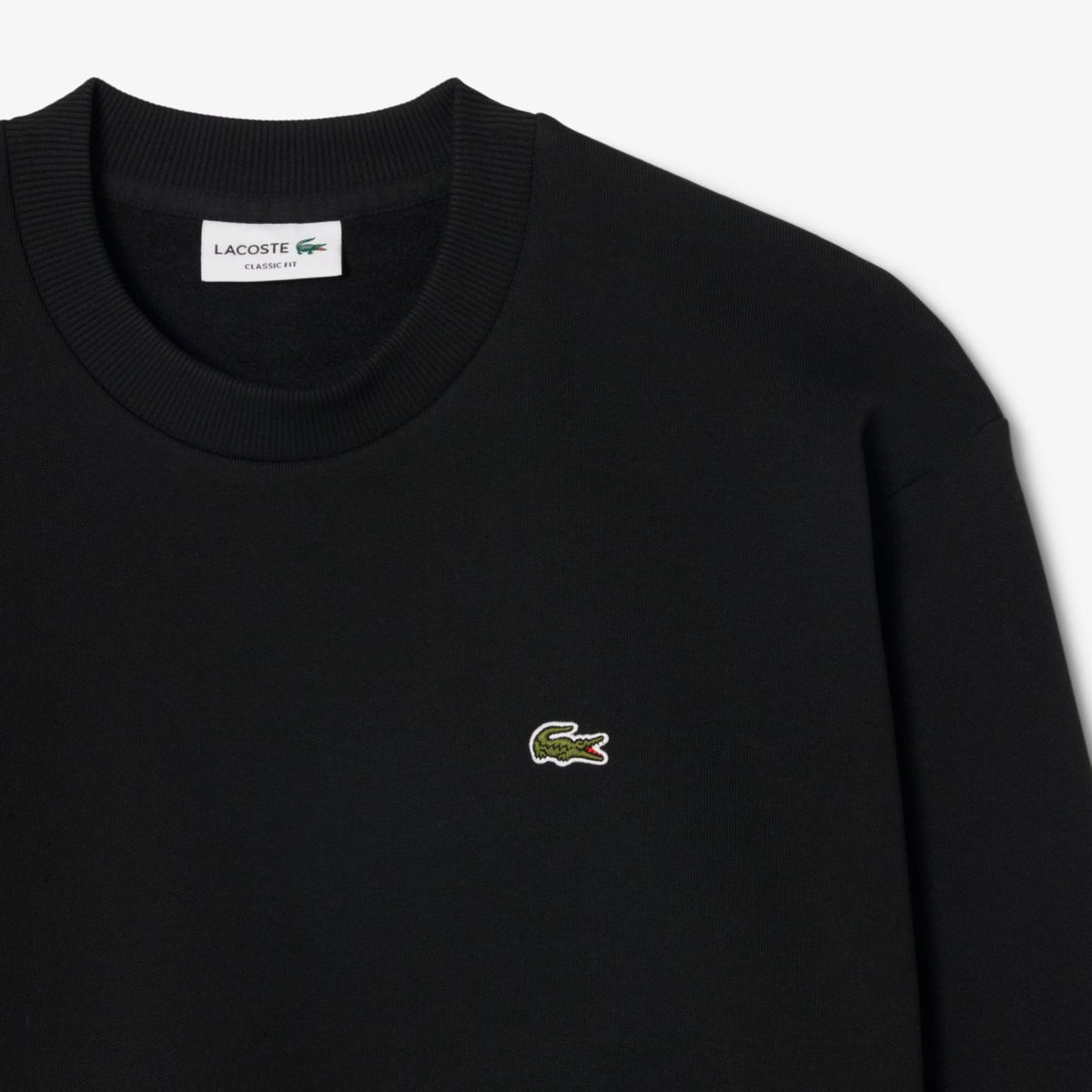 Lacoste Fleece Sweatshirt Sort