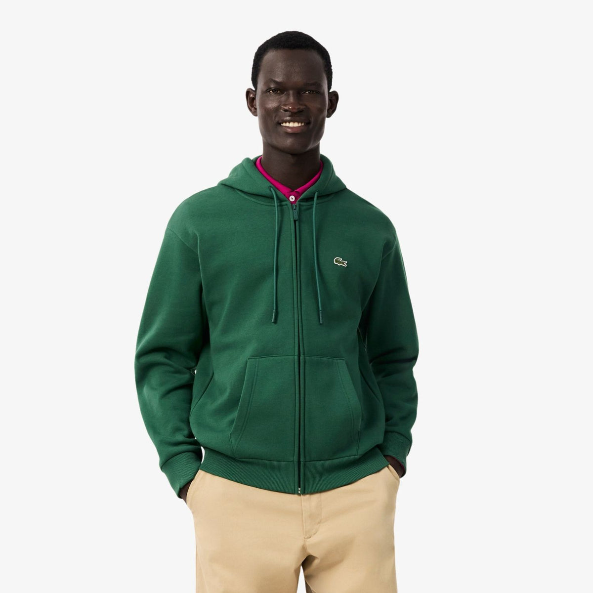 Lacoste Fleecevest Grøn