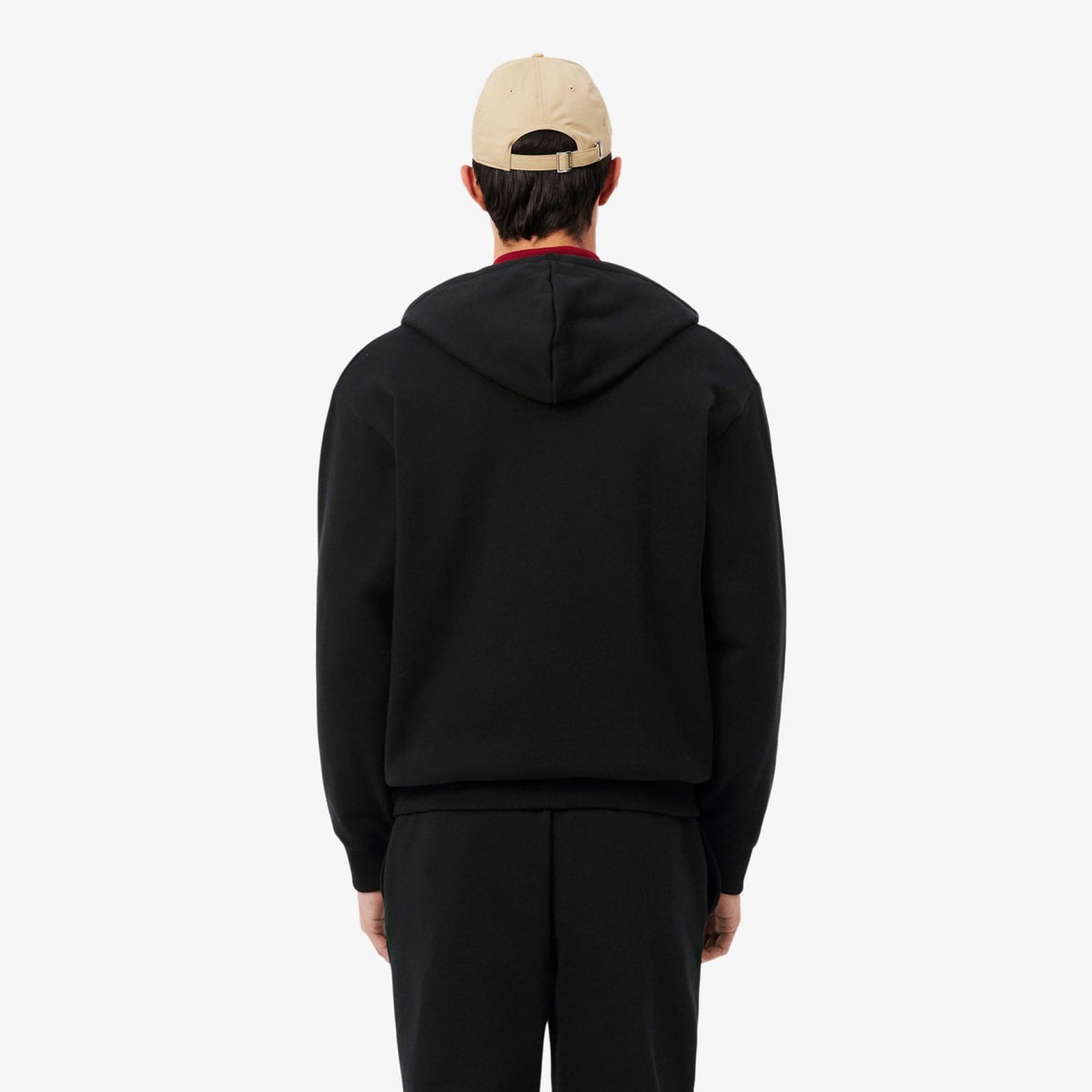 Lacoste fleecevest sort