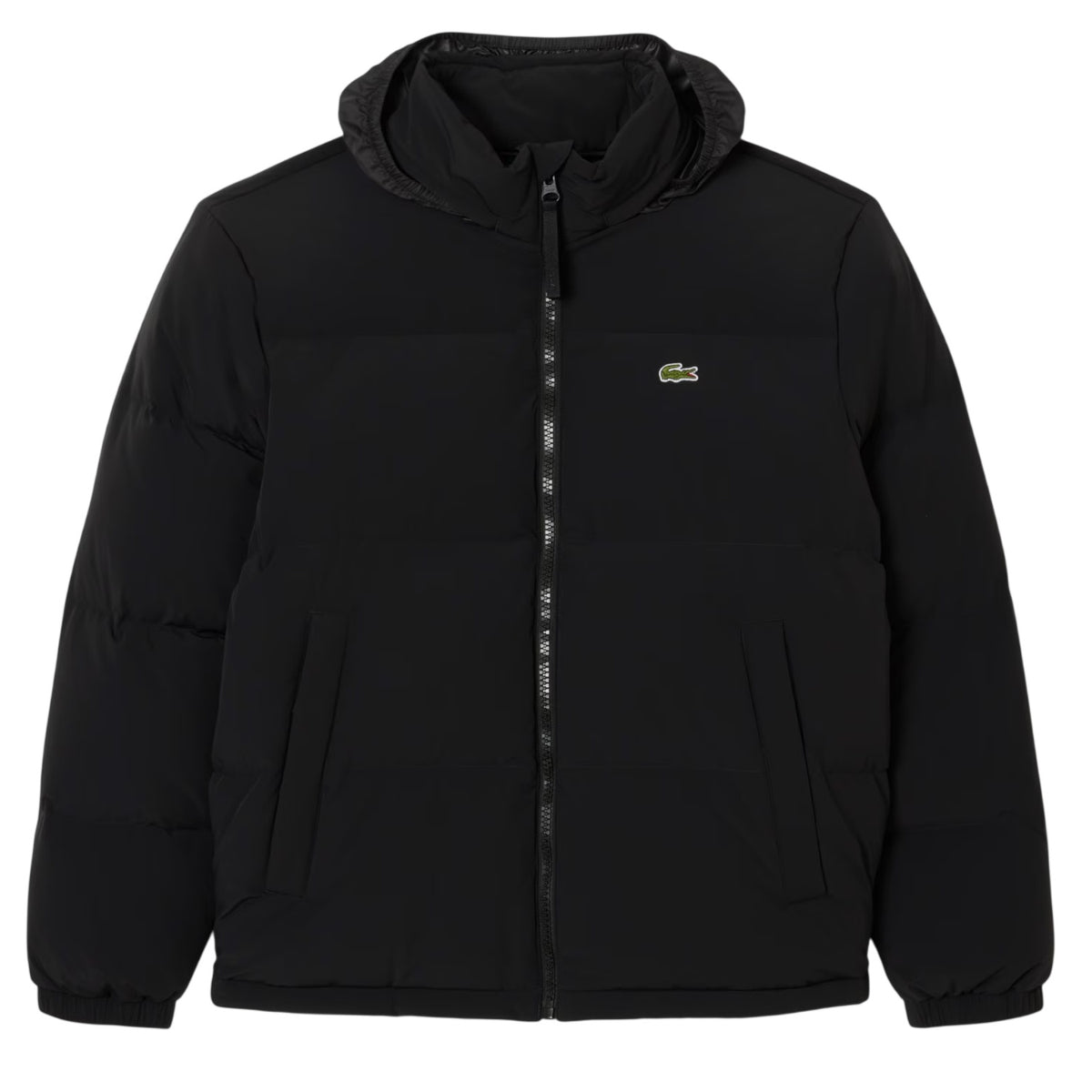 Lacoste Hætte-dunjakke Sort