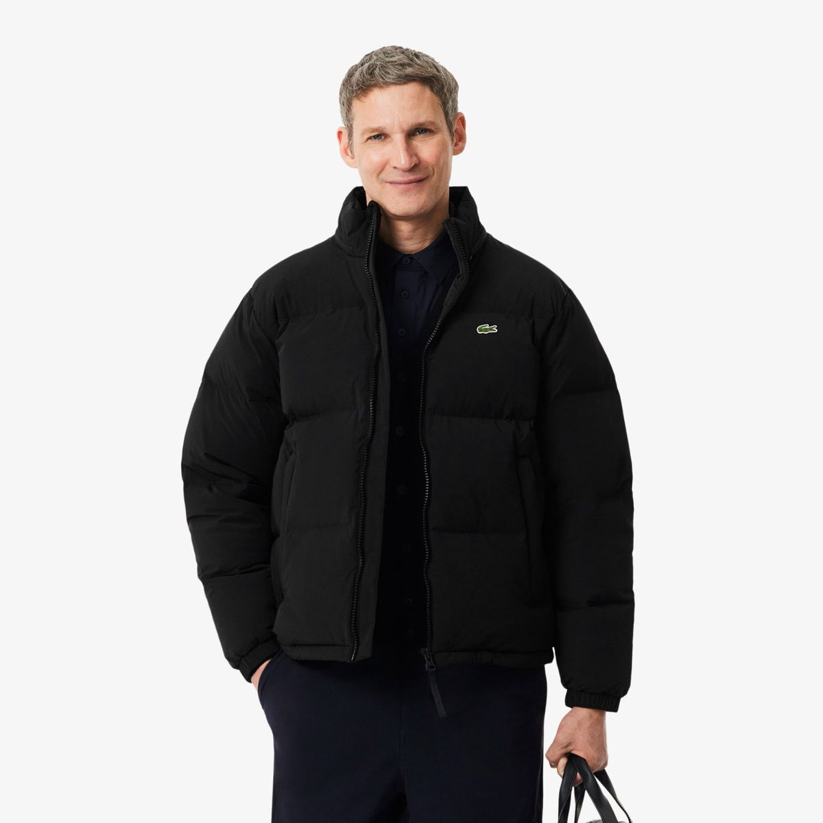 Lacoste Hætte-dunjakke Sort