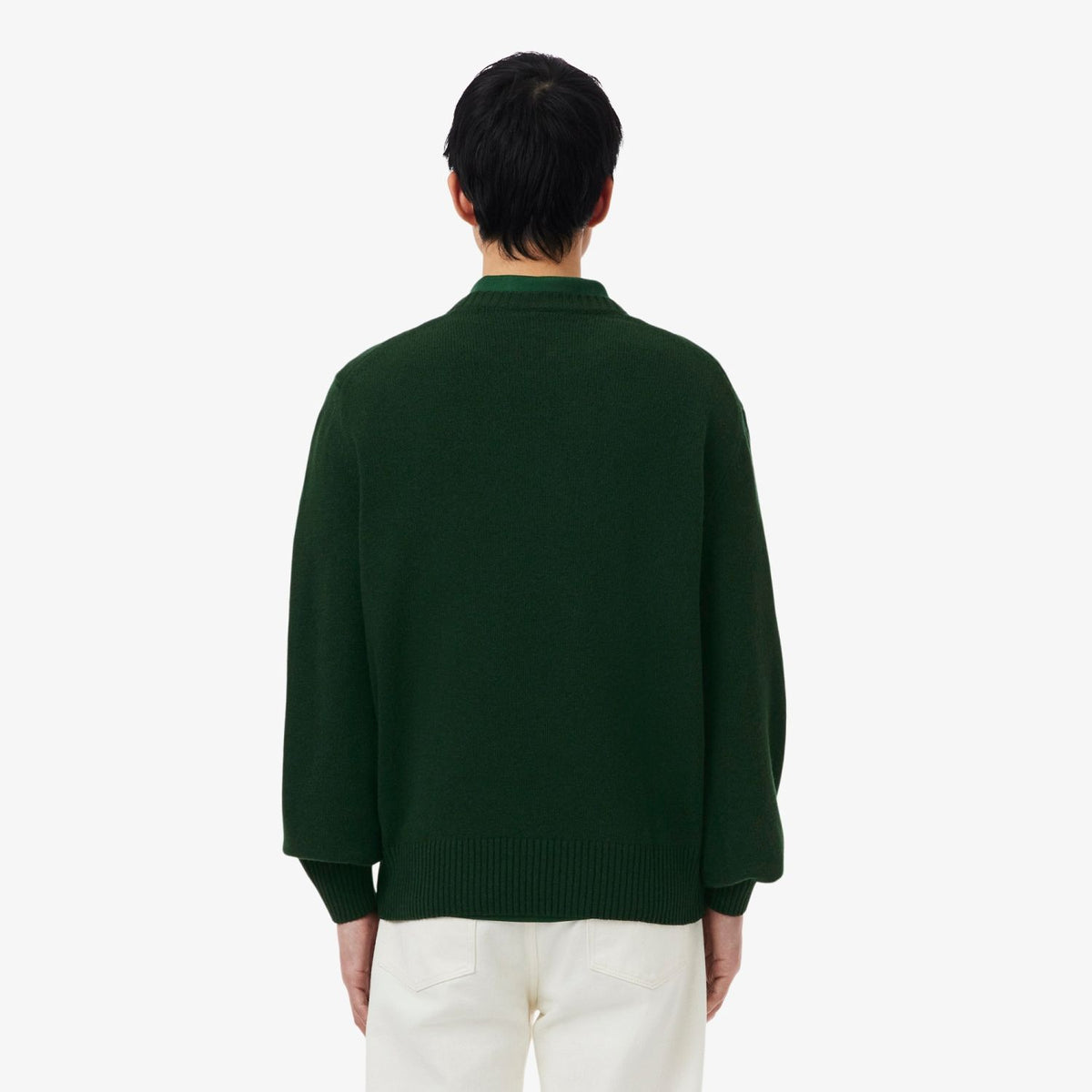 Lacoste Striktrøje Mørkegrøn