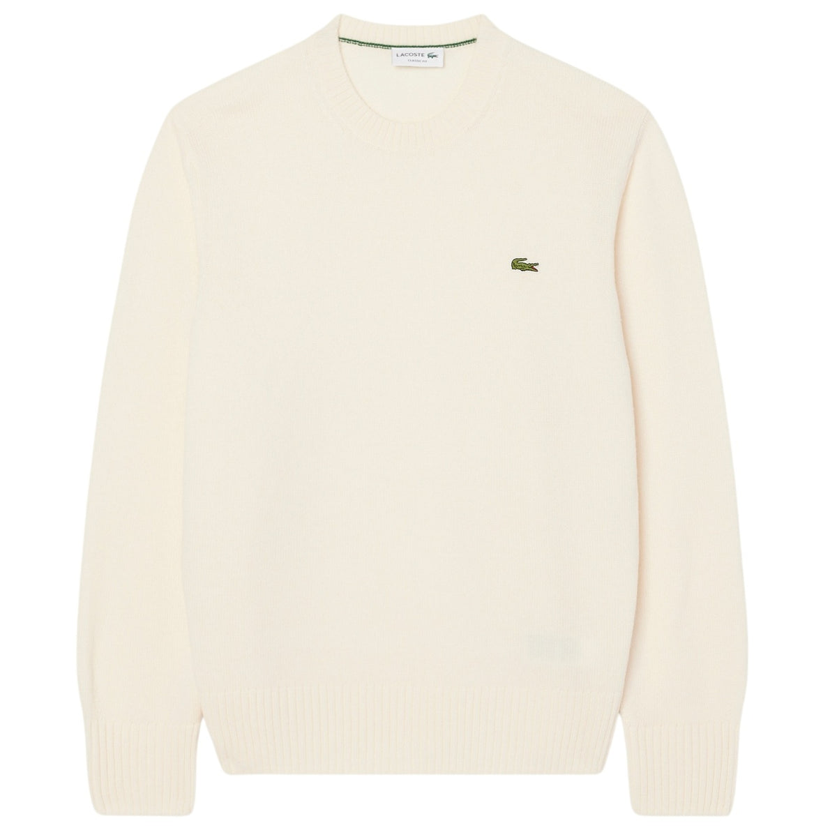 Lacoste Striktrøje Off White