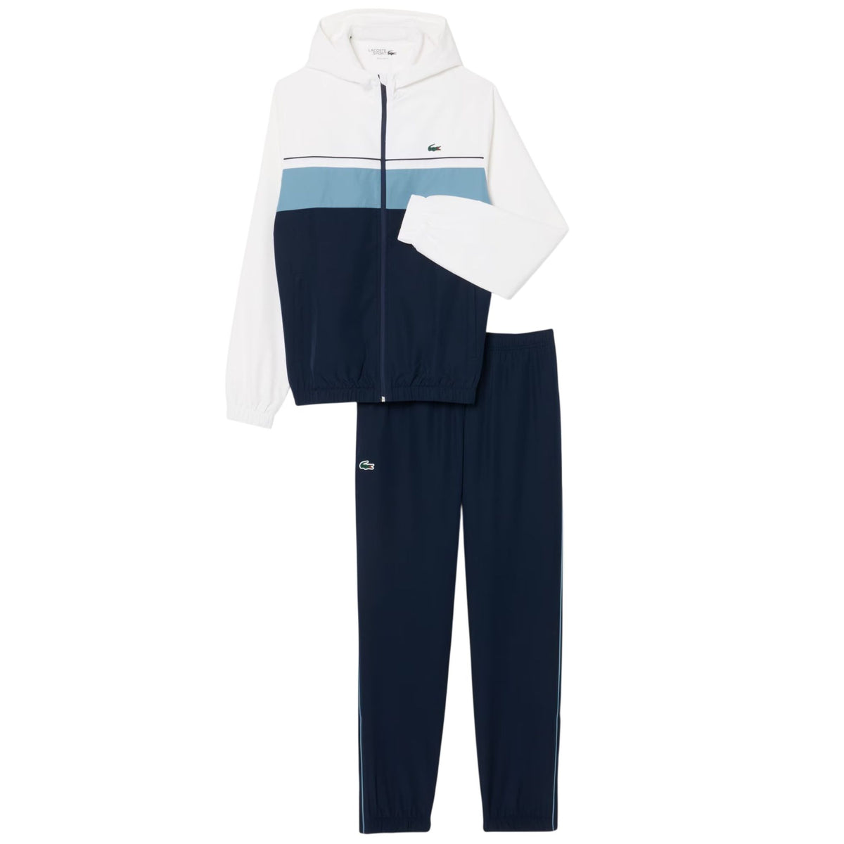 Lacoste Monogram Træningsdragt Marine/Hvid