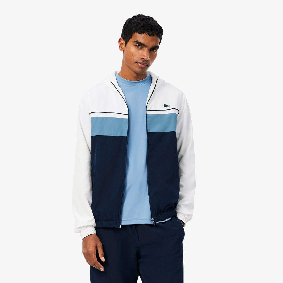 Lacoste Monogram Træningsdragt Marine/Hvid