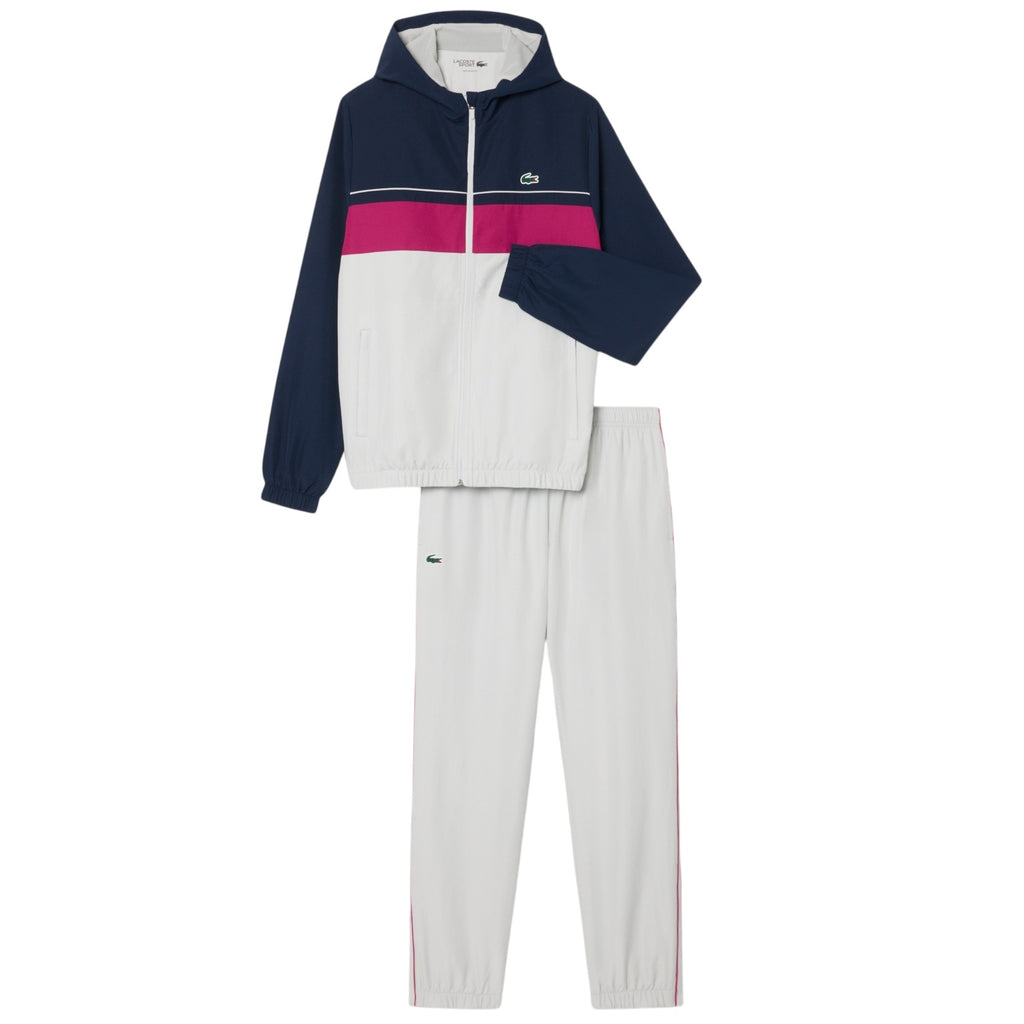 Lacoste Monogram Træningsdragt Hvid