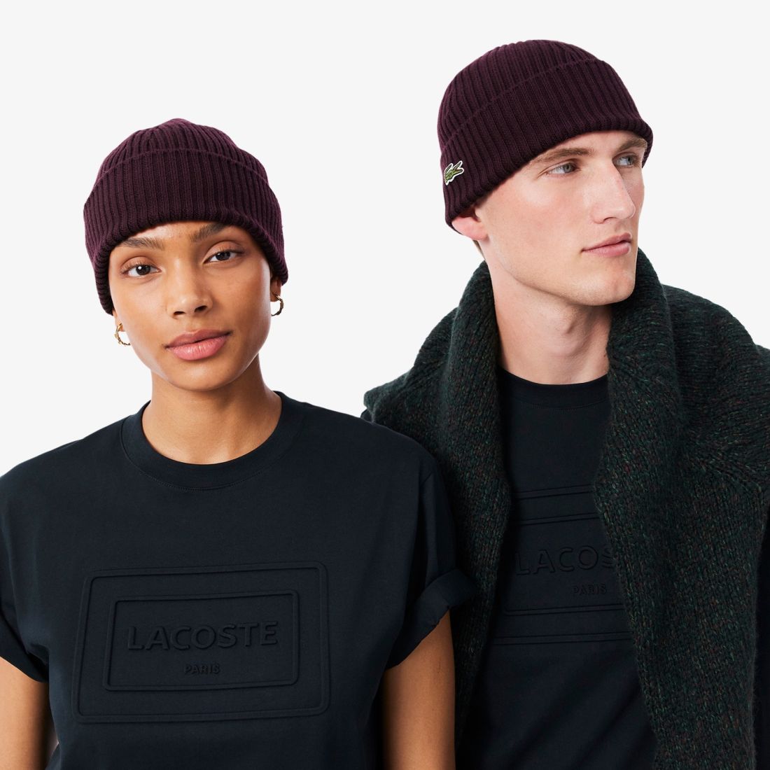 Lacoste hue bordeaux