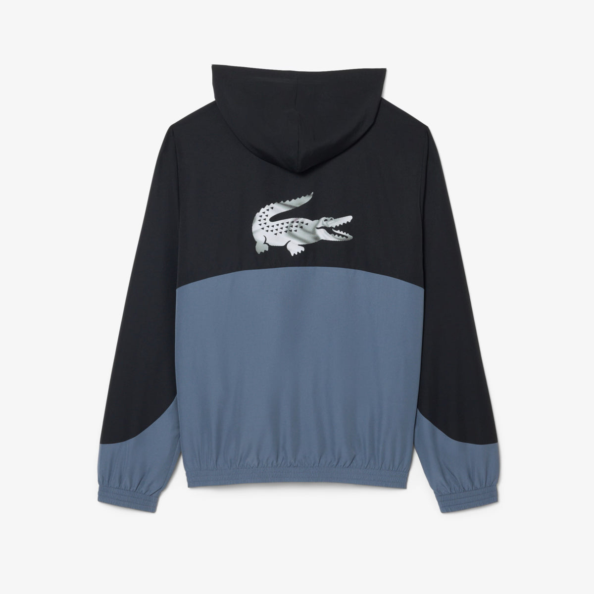 Lacoste træningsdragt med farveblok-print, sort/grå