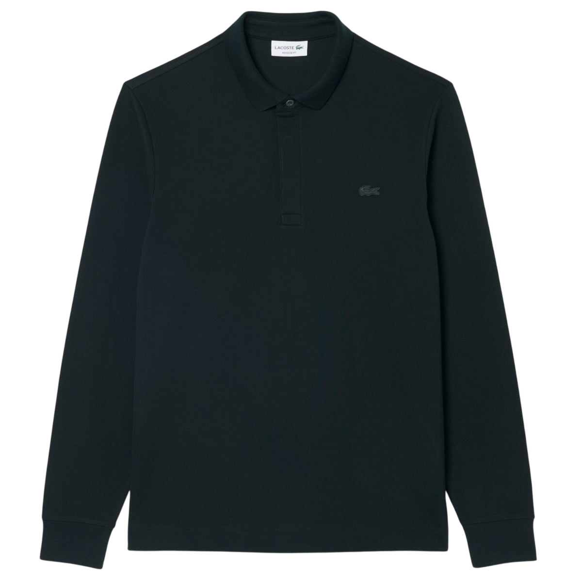 Lacoste Smart Paris langærmet polo mørkegrøn