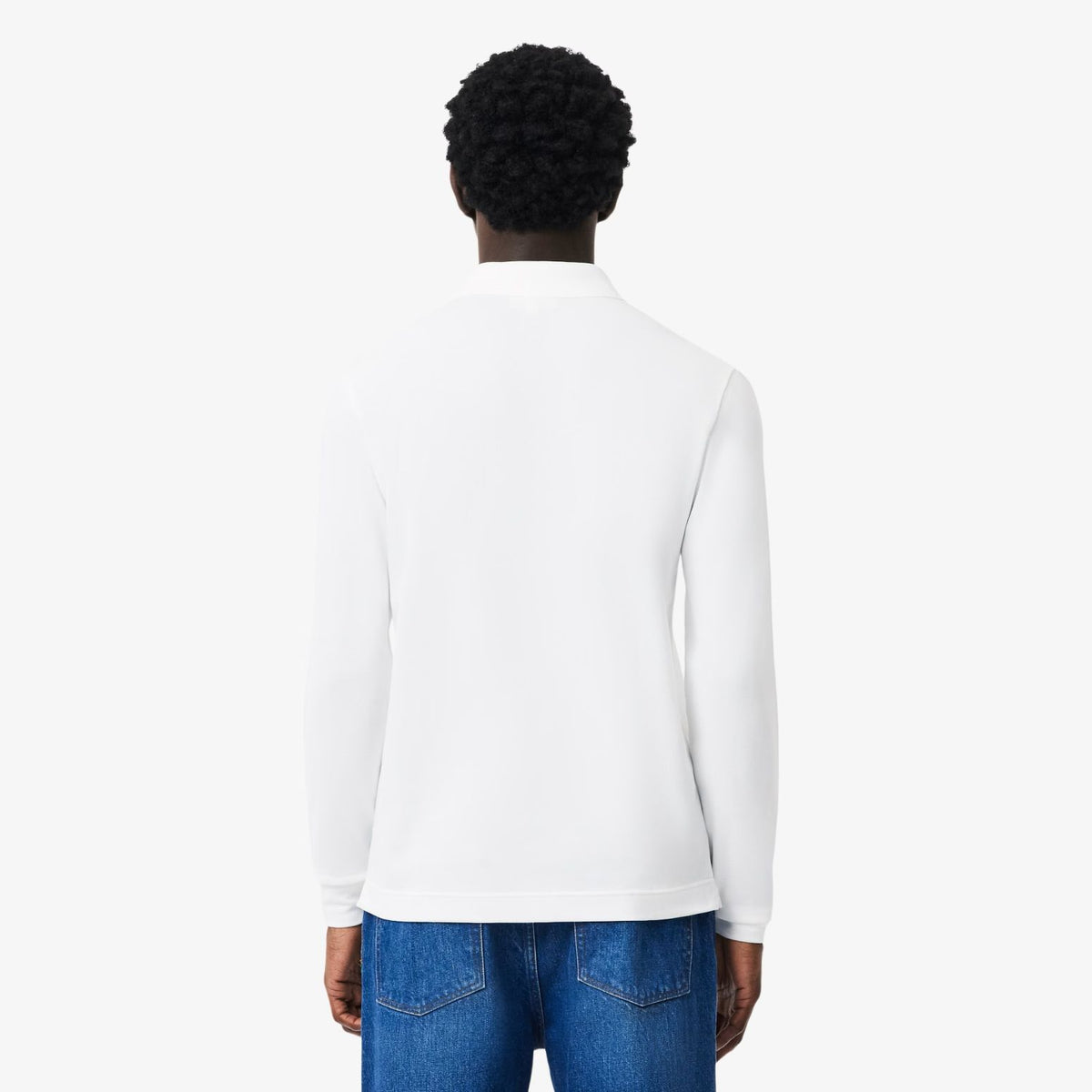 Lacoste Smart Paris langærmet polo hvid