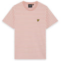 Lyle & Scott Breton T-shirt Roze/Wit