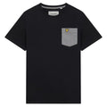 Lyle & Scott Contrast Pocket T-shirt Zwart
