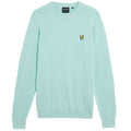 Lyle & Scott Cotton Crewneck Sweater Licht Blauw