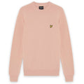 Lyle & Scott Cotton Crewneck Sweater Peach