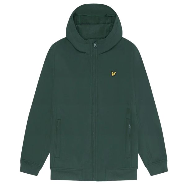 Lyle & Scott Fleece Back Softshell Jack Groen