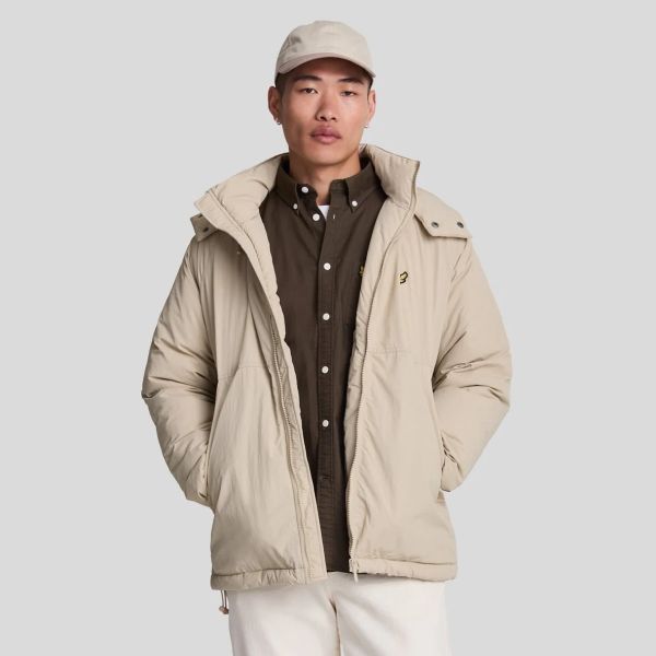 Lyle & Scott Padded Puffer Beige