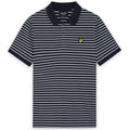 Lyle & Scott Pique Breton Polo Navy/Wit