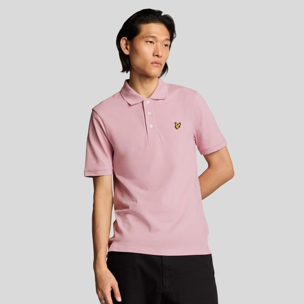 Lyle & Scott Plain Polo Roze