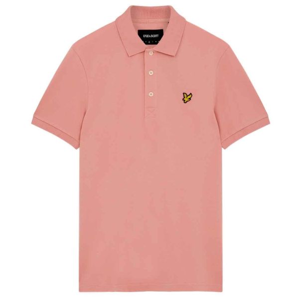 Lyle & Scott Plain Polo Peach