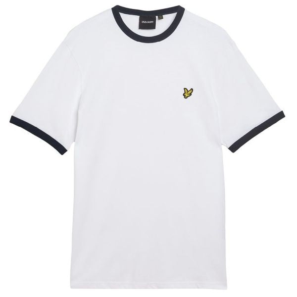 Lyle & Scott Ringer T-shirt Wit