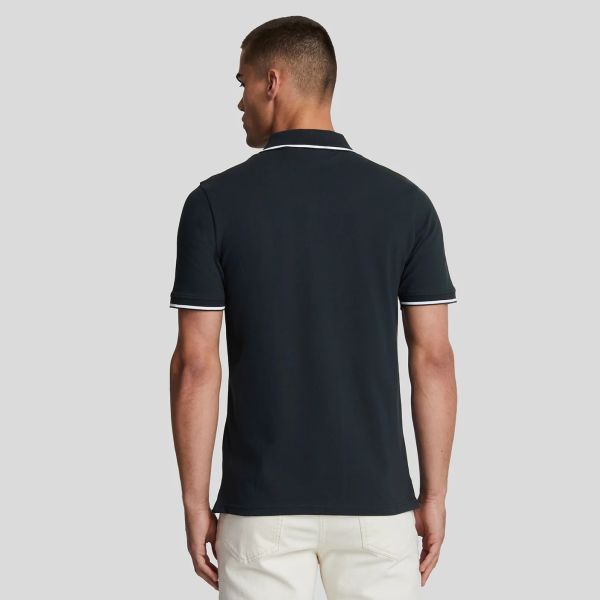 Lyle & Scott Tipped Polo Dark Navy