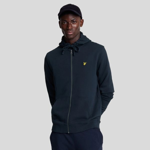 Lyle & Scott Zip Through Vest Navy