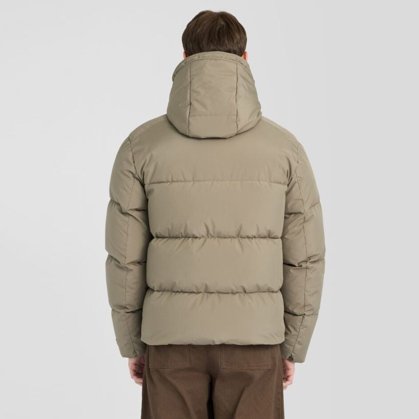 Lyle & Scott Hooded Puffer Mørkegrøn