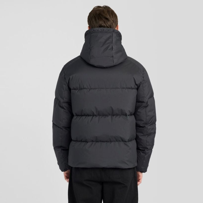 Lyle & Scott Hætte-pufferjakke Sort