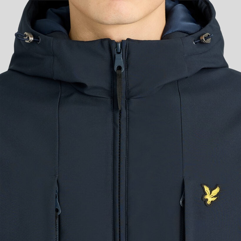 Lyle & Scott vatteret softshell-jakke navy
