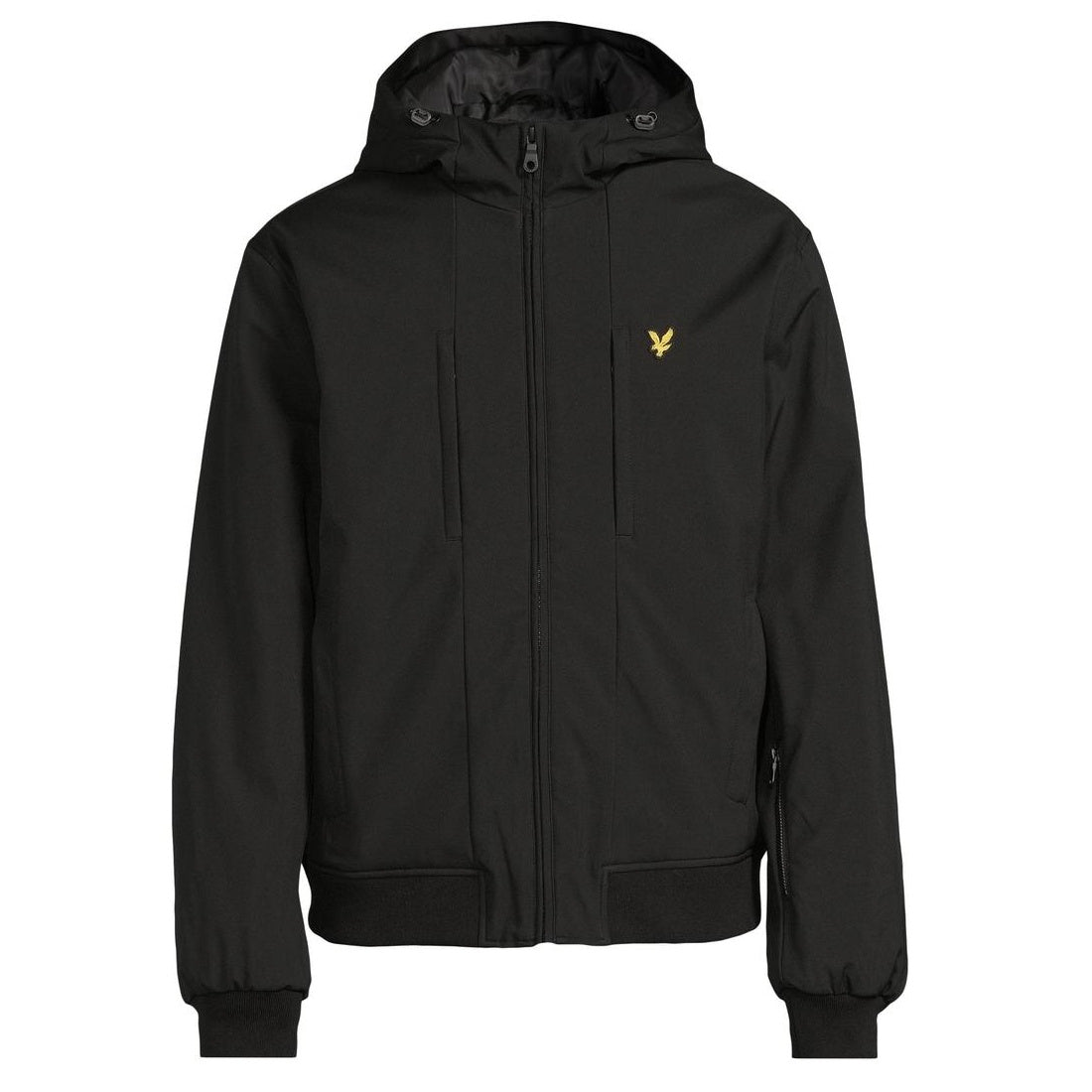 Lyle & Scott vatteret softshelljakke sort