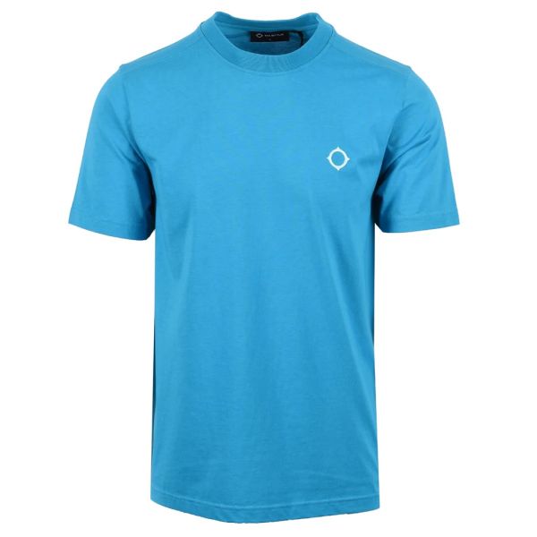 Ma.strum Back Logo T-shirt Blauw