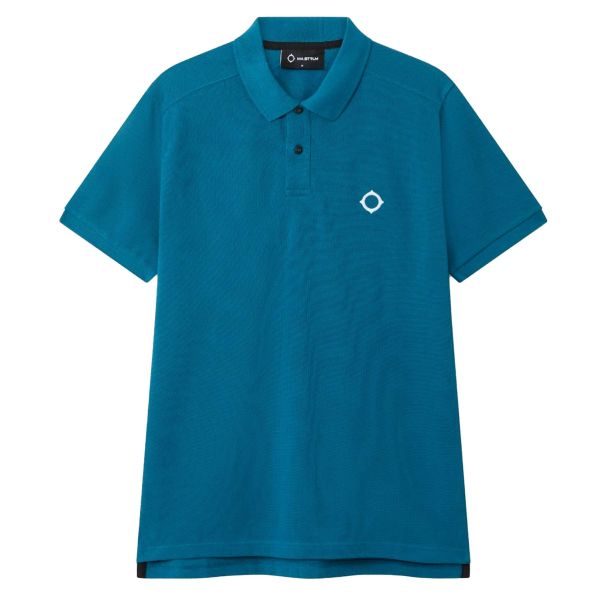 Ma.strum Pique Polo Blauw