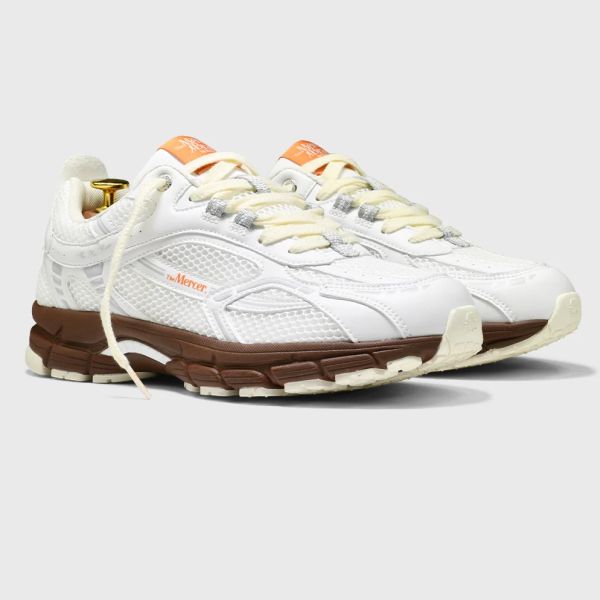 Mercer Amsterdam The Re-Run Grape Sneaker Wit/Bruin