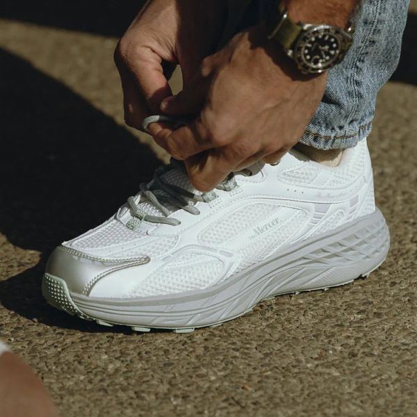 Mercer Amsterdam The Re-Run MAX Grape Sneaker Wit/Grijs