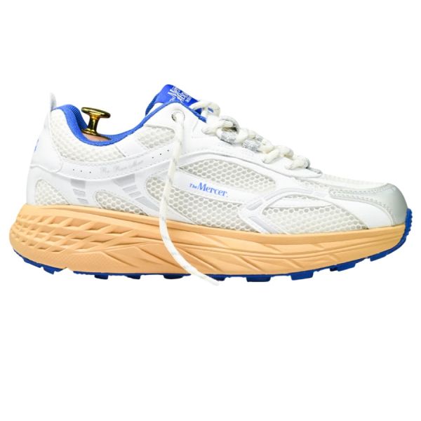 Mercer Amsterdam The Re-Run MAX Grape Sneaker Wit/Oranje/Blauw