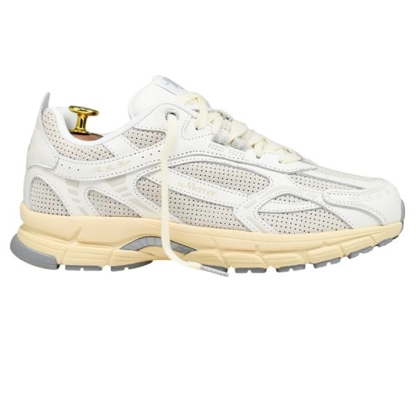 Mercer Amsterdam The Re-Run Perforated Sneaker Off White