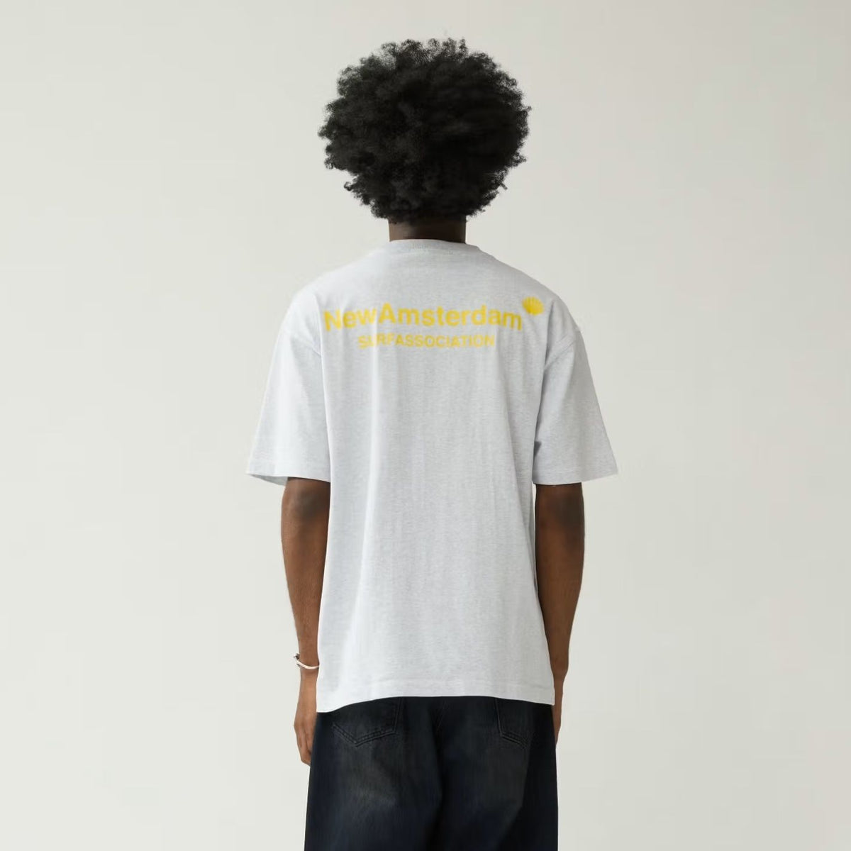 New Amsterdam Surf Association Logo T-shirt Grijs