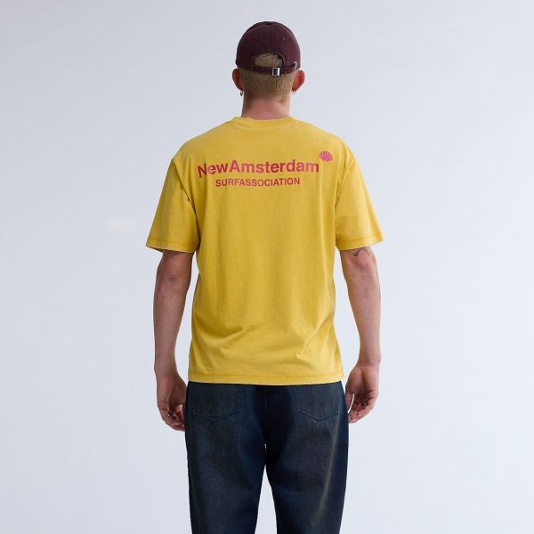 New Amsterdam Surf Association Logo T-shirt Geel