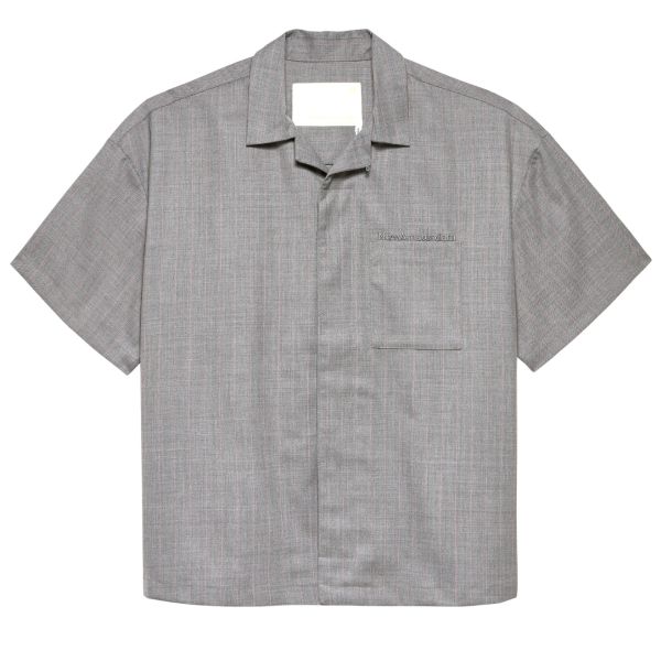 New Amsterdam Surf Association Wijk Pinstripes Overhemd Grijs