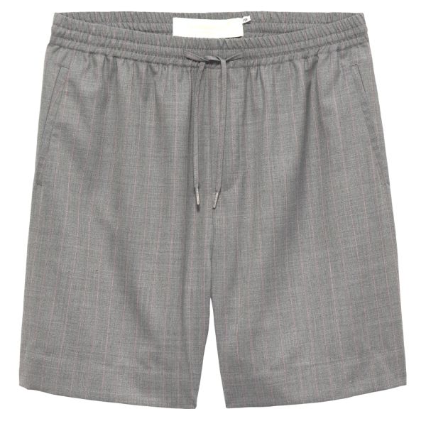 New Amsterdam Surf Association Wool Work Pinstripes Korte Broek Grijs