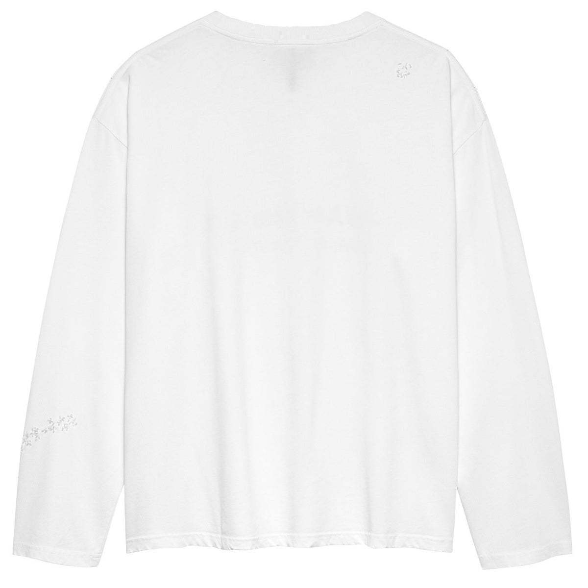 New Amsterdam Surf Association Worked Logo Longsleeve T-shirt Wit