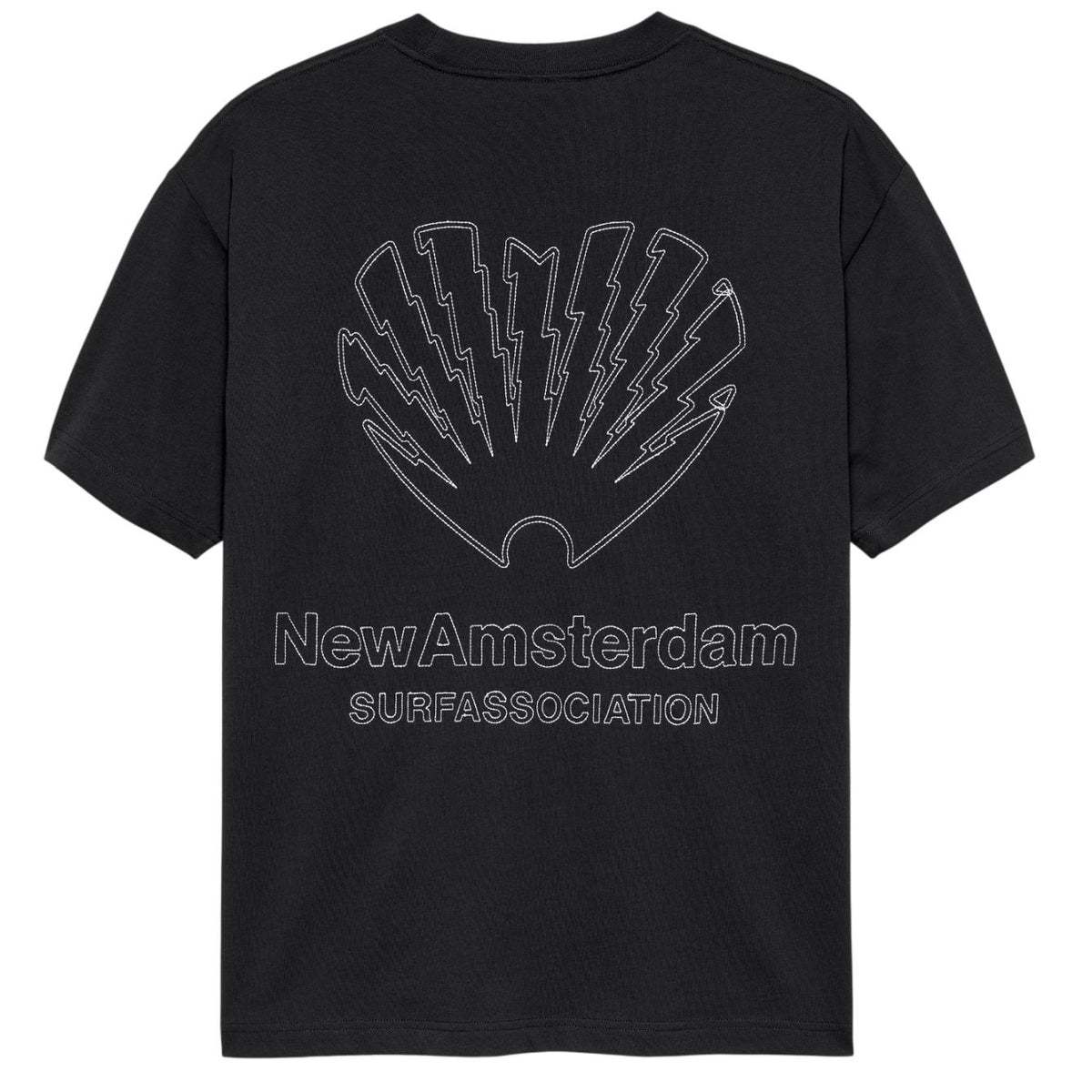 New Amsterdam Surf Association CPR T-shirt Sort