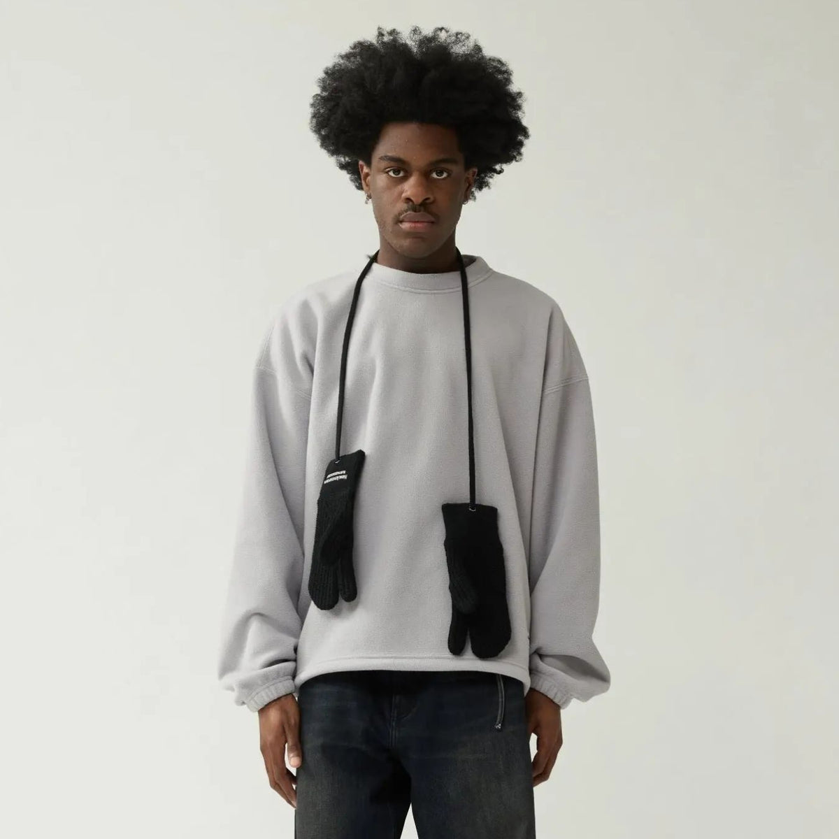 New Amsterdam Surf Association Fleece Sweater Grå
