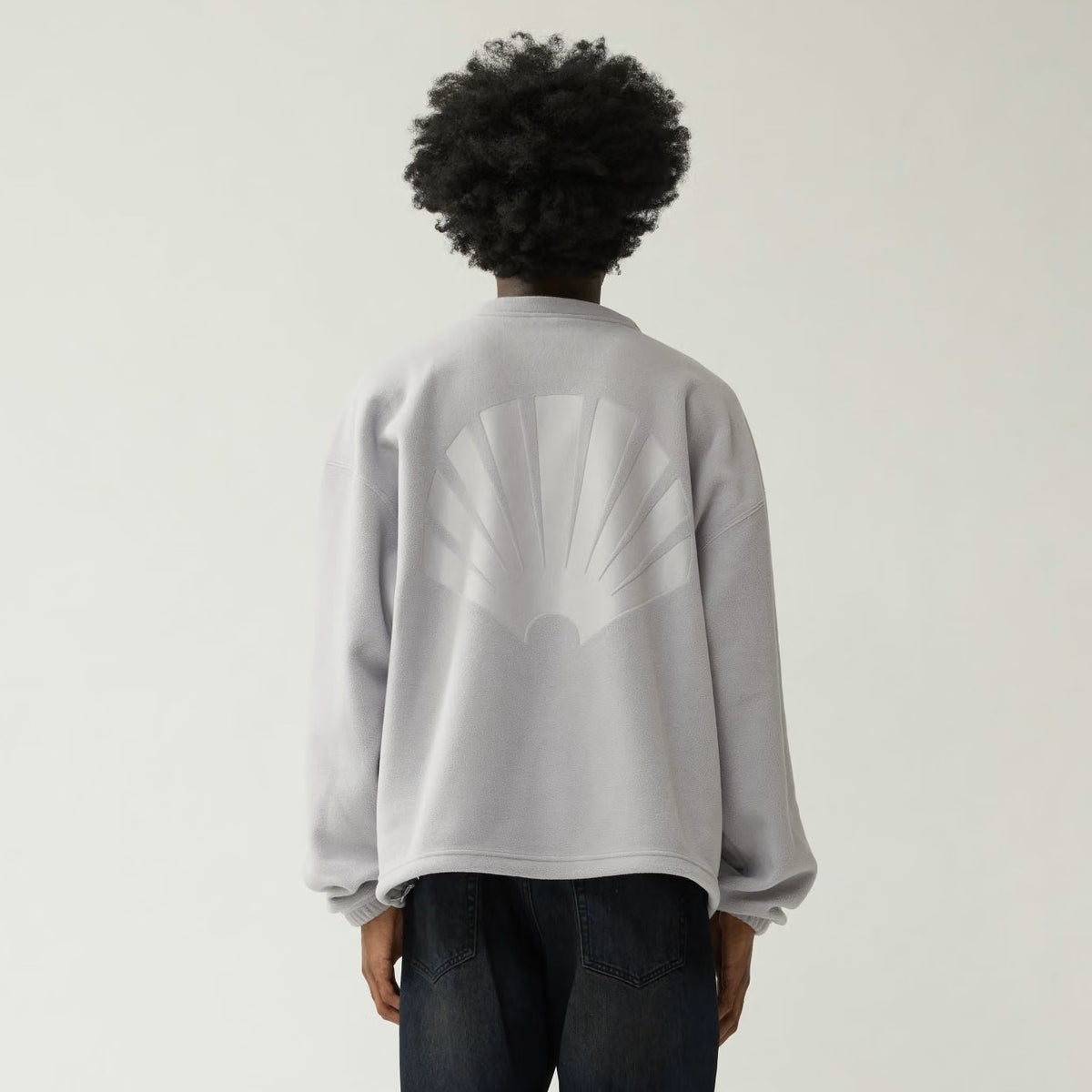 New Amsterdam Surf Association Fleece Sweater Grå
