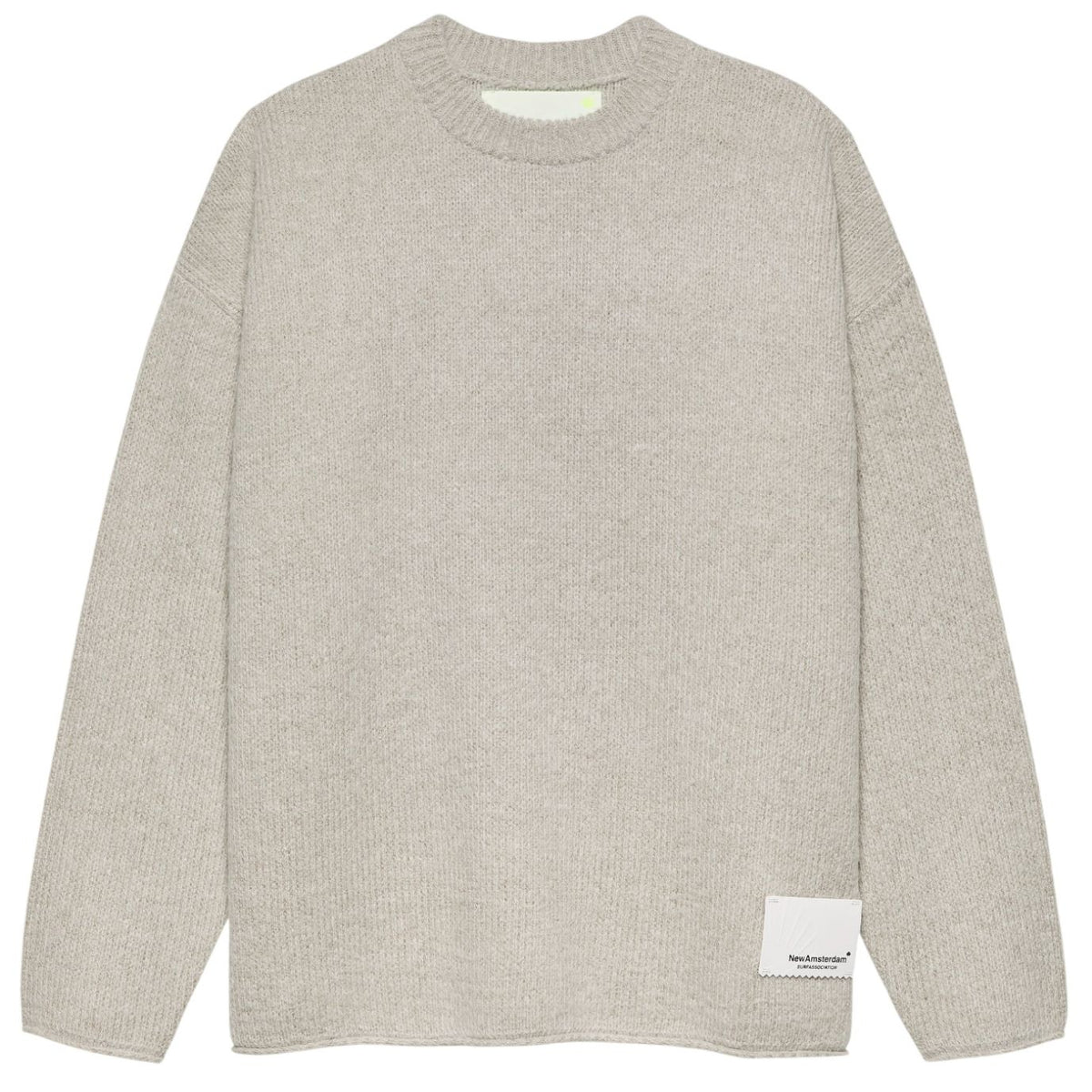 New Amsterdam Surf Association Strikket Stamp Sweater Grå