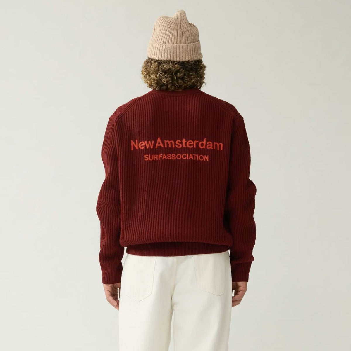 New Amsterdam Surf Association Striktrøje Bordeaux
