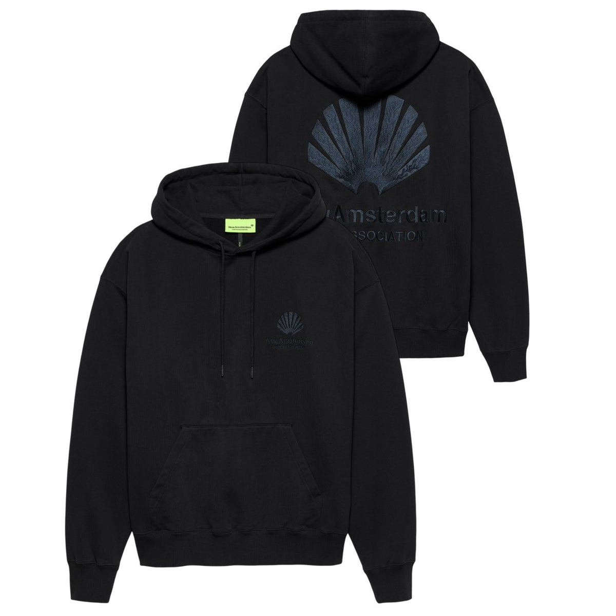 New Amsterdam Surf Association Logo Hoodie Sort